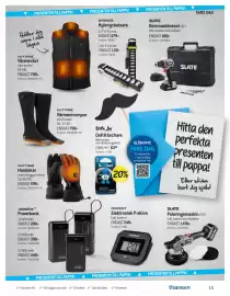 Thansen reklamblad Sida 15: Doftfräschare €63,96, Värmeväst €799,00