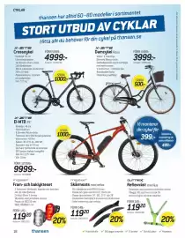Thansen reklamblad Sida 18: X-ZITE Crosscykel €4.999,00, X-ZITE Damcykel Rosa €3.999,00