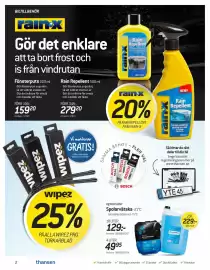 Thansen reklamblad Sida 2: 20% PÅ RAIN REPELLENT FRÅN RAIN·X, Rain Repellent €279,20