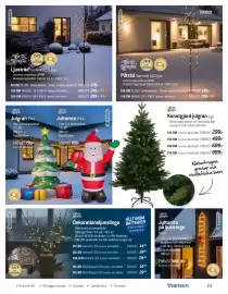Thansen reklamblad Sida 23: Konstgjord julgran Lyx, Ljusträd Varmvitt LED-ljus