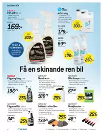 Thansen reklamblad Sida 4: Detaljborstar €48,71, Tvättset i mikrofiber €134,25