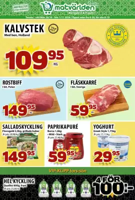 Matvärlden Tensta (giltig till och med 2-11)