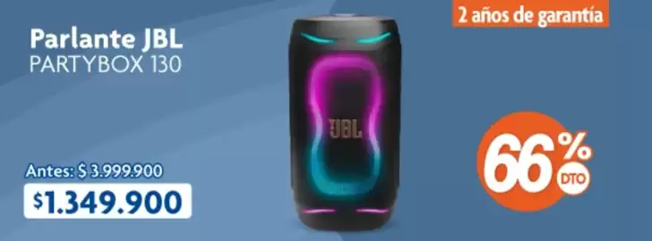 Catálogo Alkosto Página 2: Parlante partybox 130 €1.349.900,00