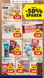 Hofer Flugblatt Seite 19: Back Family Raspel-Schokolade €1,29, Manner Kakaoglasur €2,49