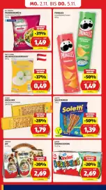 Hofer Flugblatt Seite 28: Soletti Salzstangen €1,39, Leibniz Kekse Mix €1,79