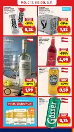 Hofer Flugblatt Seite 29: Kühles Blondes €0,59, Flying Power Energy Drink €1,32