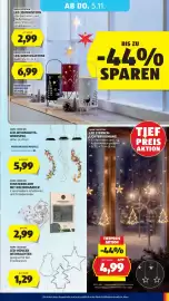 Hofer Flugblatt Seite 41: Home Creation LED Sternen-Lichtervorhang €4,99, Home Creation LED-Weihnachts-Windspiel €5,99