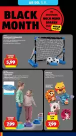 Hofer Flugblatt Seite 44: Crane Bewegliches Fussballtor €5,99, Snackles €7,99
