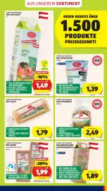 Hofer Flugblatt Seite 7: Nur-Kornbrot €2,49, Bio-Toast €1,79