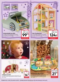 Maximarkt Flugblatt Seite 22: Eisenbahnsset Bauernhof €21,99, Holz-Familienhaus €124,00