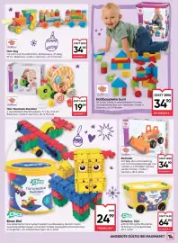 Maximarkt Flugblatt Seite 25: Eichhorn Holz-Nachzieh Stecktier €19,99, Clics Rollerbox 15in1 €64,90