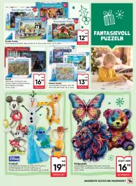 Maximarkt Flugblatt Seite 43: Disney Crystall €19,99, Ravensburger Kinder Puzzle €13,99