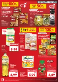 Kaufland gazetka tydzień 44 Strona 13: Olej rzepakowy Beskidzki Bielmar €4,99, Majonez kielecki Społem Kielce €9,99