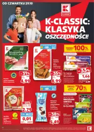 Kaufland gazetka tydzień 44 Strona 16: Szynka szwarcwaldzka K-Classic €4,99, Ser topiony Cheesimo K-Classic €1,66