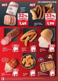 Kaufland gazetka tydzień 44 Strona 27: Skrzydełka wędzone €1,49, Pasztet drobiowy Indykpol €1,39