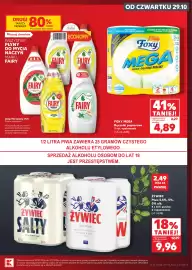 Kaufland gazetka tydzień 44 Strona 3: Piwo Żywiec 5,5% 4-pak €9,96, Ręczniki papierowe Foxy Mega 2-pak €4,89