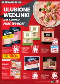 Kaufland gazetka tydzień 44 Strona 40: Filet gotowany z kurczaka Krakus €6,99, Zestaw Konesera miks wędlin Balcerzak €6,99