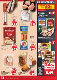 Kaufland gazetka tydzień 44 Strona 41: Golonka gotowana Mark's €2,19, Kiełbasa śląska z szynki Sokołów €9,99