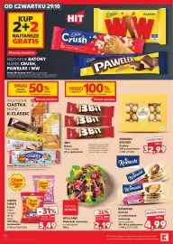 Kaufland gazetka tydzień 44 Strona 50: Ciastka w czekoladzie mlecznej Krakuski €4,99