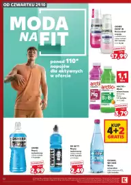 Kaufland gazetka tydzień 44 Strona 52: Napój izotoniczny Dr Witt €2,49, Woda witaminowa Immunity Arctic+ €3,79