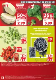 Kaufland gazetka tydzień 44 Strona 65: Kapusta na gołąbki polska K-Stąd Takie Dobre €2,99, Brukselka €9,99