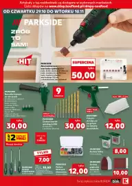 Kaufland gazetka Strona 14: Akumulatorowa wiertarko-szlifierka Parkside €50,00, Nasadka kątowa do wkrętarki Parkside €30,00