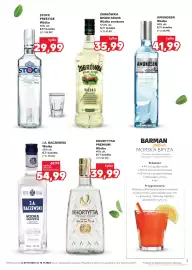 Kaufland gazetka | Alkohole Strona 3: Wódka Stock €29,99, Wódka Amundsen €41,99