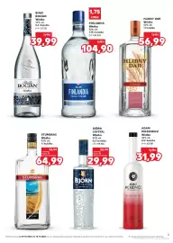Kaufland gazetka | Alkohole Strona 5: Wódka Biały Bocian €39,99, Wódka Hlibny Dar €56,99
