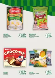 Amazing Oriëntal folder Pagina 41: Cozzo Alle Konnyaku / Pudding €1,99, Orion Choco Pie €3,99