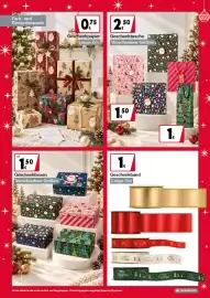 Woolworth Prospekt Seite 4: Geschenkband €1,00, Geschenktasche €2,50
