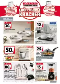 Woolworth Prospekt Seite 7: Tefal Pfannenset Virtuoso €30,00, WENKO Geschirrständner €10,00
