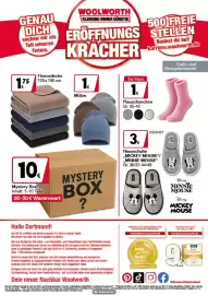 Woolworth Prospekt Seite 8: Flauschsocken €1,00, Fleece Decke €1,75