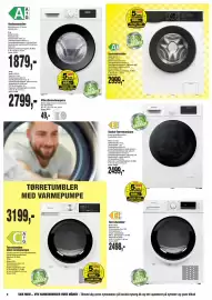 Harald Nyborg tilbudsavis Side 2: Vaskemaskine €2.999,00, Wasco tørretumbler €2.498,00