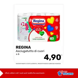 Volantino Iper Tosano settimana 44 Pagina 3: Regina Asciugatutto di cuori €4,90