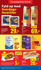 Lidl tilbudsavis Side 18: BKI Kaffe €35,00, Steff houlberg skinkestrimler eller cocktailpølser €29,00