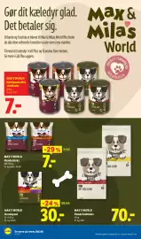 Lidl tilbudsavis Side 29: Max's World Hundefuldfoder €70,00, Max's World Hundepâté €30,00