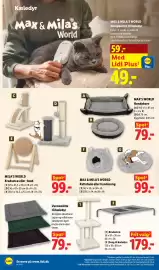 Lidl tilbudsavis Side 31: Max & Mila's World kattehule eller hundeseng €99,00, Frit valg €179,00