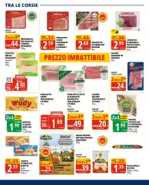 Volantino Tigros Pagina 10: Cubetti di pancetta Beretta €2,59, Würstel classico Wudy Aia €1,99