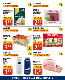 Volantino Tigros Pagina 4: Clementine con foglia Tigros €3,00, Carpaccio di bresaola Rigamonti €2,00