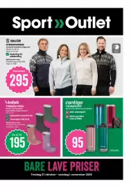 Sport Outlet kundeavis uke 44 Side 1: Vikafjell Thermostøvel €195,00, Contigo Thermokopp €95,00