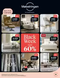 Møbelringen kundeavis Side 1: North Beds Langøya kontinental €11.999,00, Vivo spisestol gråbeige tekstil €799,00