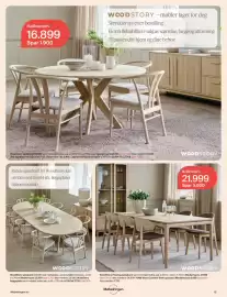 Møbelringen kundeavis Side 15: WoodStory spisebord D3029 varm hvitoljet heltre ask €16.899,00