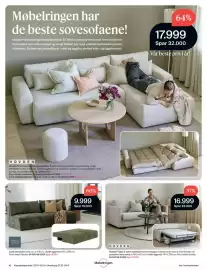 Møbelringen kundeavis Side 16: North Living Leah sovesofa €9.999,00, Hovden Easy 3-seter sovesofa €16.999,00