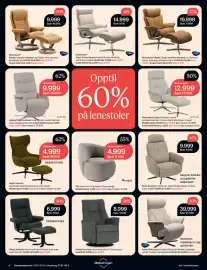 Møbelringen kundeavis Side 8: Scapa Mia stol med sving tekstil Shaun beige €4.999,00