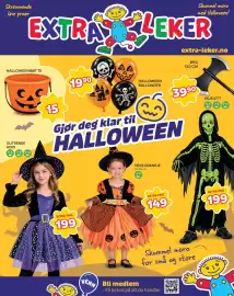 Extra Leker kundeavis Side 1: Skremmende lave priser Skummel moro med Halloween! EXTRA LEKER extra-leker.no HALLOWEENBØTTE
