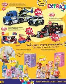 Extra Leker kundeavis Side 6: DICKIE TOYS DICKIE TOYS POLITILASTEBIL MED HELIKOPTER Stort kjøretøysettet med en 70 cm lang