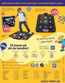 Extra Leker kundeavis Side 8: DANSEMATTE MED 4 KNAPPER Interaktiv 4-knappers dansematte på ca. 90×80 cm med 8