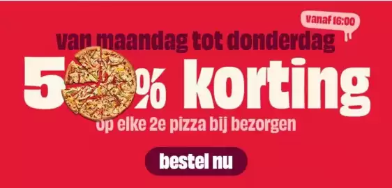 Domino’s Pizza folder Pagina 1