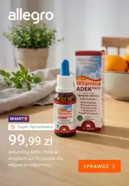 Allegro gazetka tydzień 44 Strona 5: Witaminy ADEK Forte w kroplach od Dr Jacobs dla wsparcia odporności €99,99