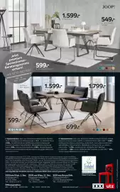 XXXLutz Prospekt Seite 12: Koinor Esstisch €1.599,00, Joop! Armlehnstuhl €599,00